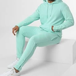 Offres ⌛ Ensemble De Survetement GK-1070T Vert Menthe de Classic Series 🤩