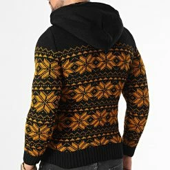 Vente flash ✨ Gilet Capuche 3001 Noir Jaune Moutarde de Classic Series 🧨 -Classic Series Soldes classic series 336753 3001 YELLOW 20220916T150059 04