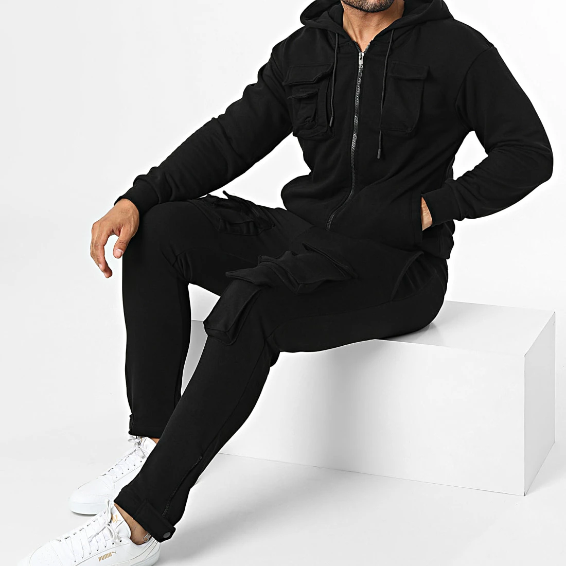 De gros 😉 Ensemble De Survetement GK-1069T Noir de Classic Series 💯 3 De gros 😉 Ensemble De Survetement GK-1069T Noir de Classic Series 💯