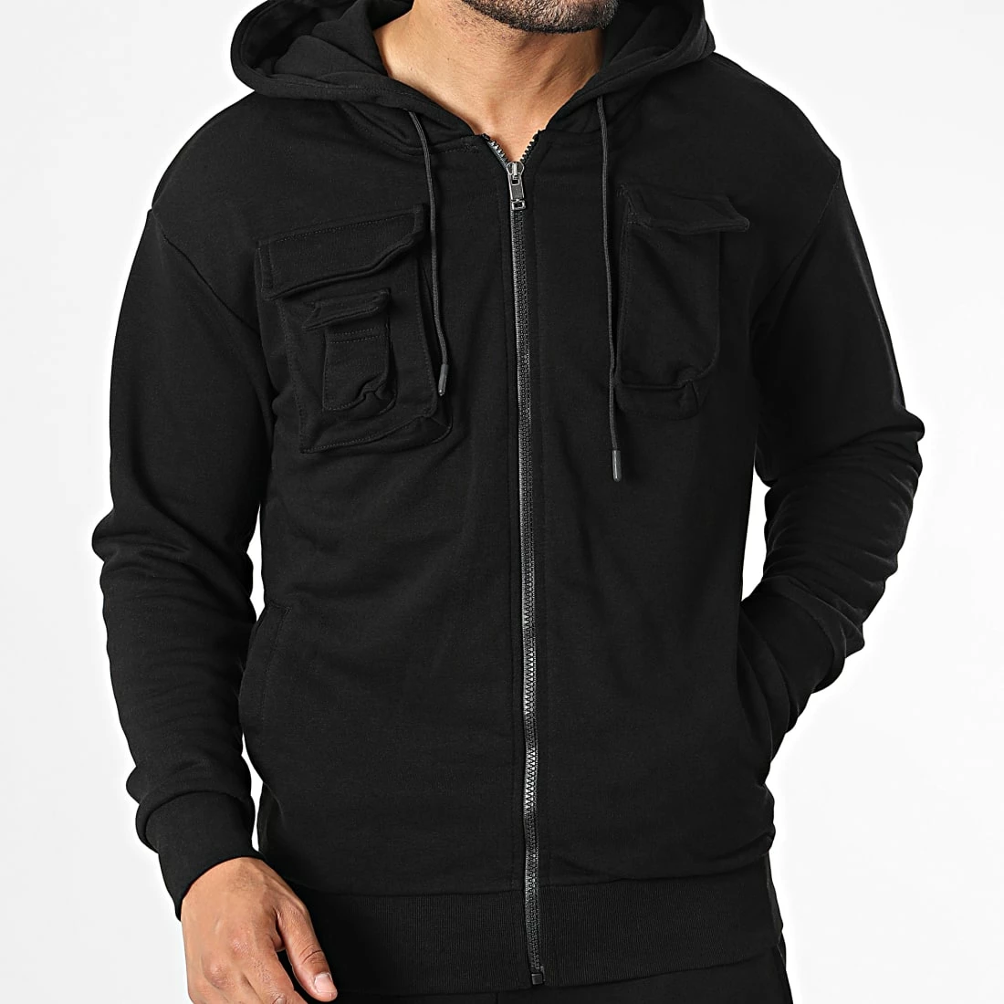 De gros 😉 Ensemble De Survetement GK-1069T Noir de Classic Series 💯 5 De gros 😉 Ensemble De Survetement GK-1069T Noir de Classic Series 💯 – Image 3