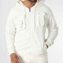 Grosses soldes 🌟 Ensemble De Survetement GK-1069T Beige Clair de Classic Series 💯 -Classic Series Soldes classic series 336813 GK 1069T EKRU 20220909T151442 03