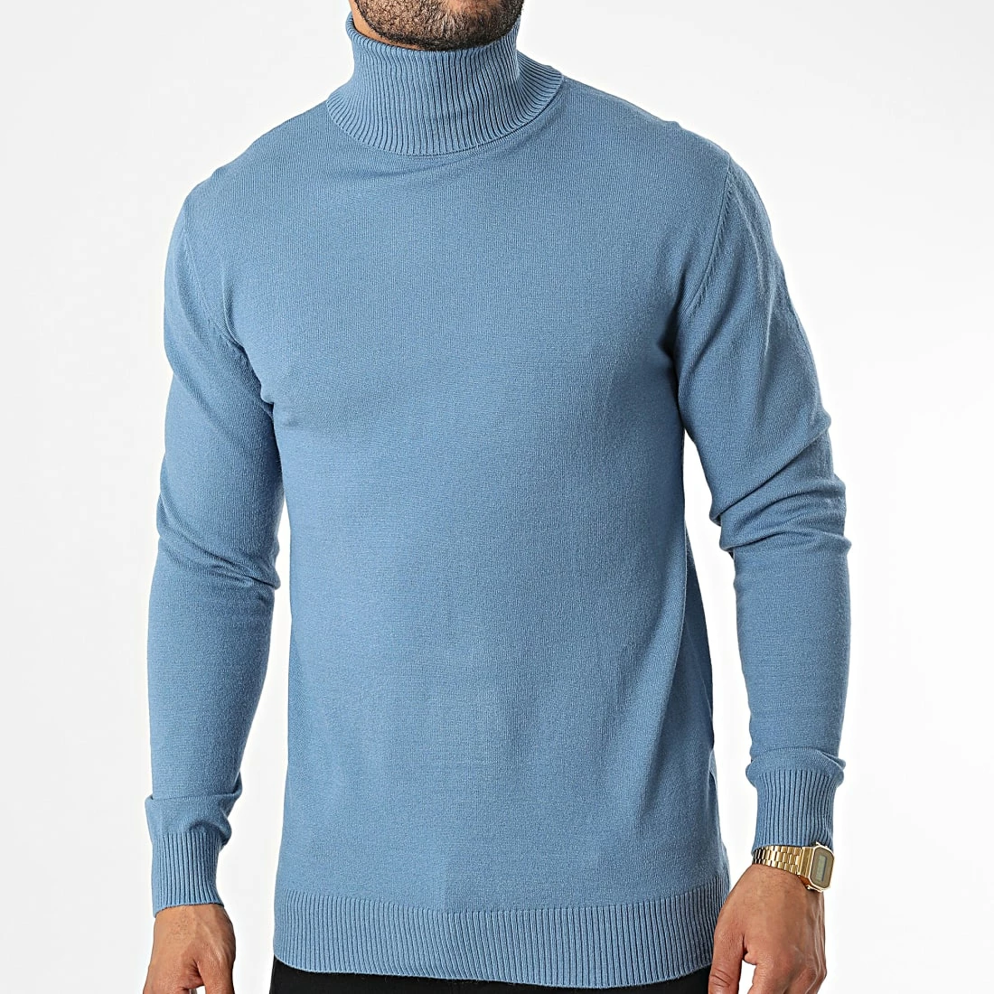 Le moins cher 😉 Pull Col Roulé 6741 Bleu de Classic Series 😍 3 Le moins cher 😉 Pull Col Roulé 6741 Bleu de Classic Series 😍