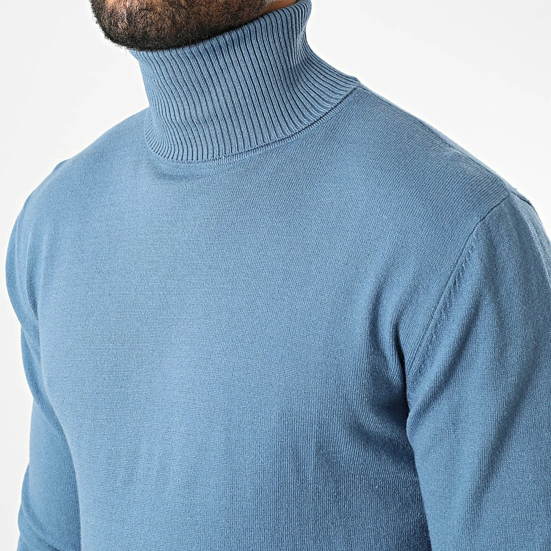 Le moins cher 😉 Pull Col Roulé 6741 Bleu de Classic Series 😍 4 Le moins cher 😉 Pull Col Roulé 6741 Bleu de Classic Series 😍 – Image 2