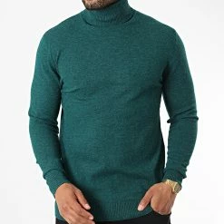 Bon marché 🎉 Pull Col Roulé 6741 Vert Foncé de Classic Series 🥰 -Classic Series Soldes classic series 337009 6741 VERT SAPIN 20220915T151445 03