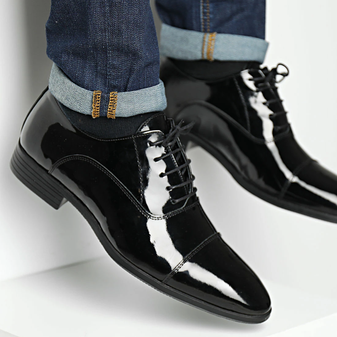 Bon marché 🎉 Chaussures 25162 Black Patent Leather de Classic Series 🛒 3 Bon marché 🎉 Chaussures 25162 Black Patent Leather de Classic Series 🛒