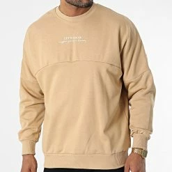 Remise 😉 Sweat Crewneck 22-K053 Beige de Classic Series 🔔 -Classic Series Soldes classic series 338027 22 K053 TAN 20220922T155704 04