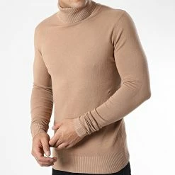 Budget 😀 Pull Col Roulé J663 Camel Clair de Classic Series 😉 -Classic Series Soldes classic series 338029 J663 17 20220921T154301 03