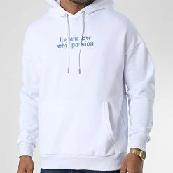 Vente flash 🛒 Sweat Capuche 22-K048 Blanc de Classic Series 🔔