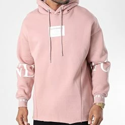 Meilleur prix 🤩 Sweat Capuche 22-K014 Rose de Classic Series 🧨