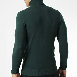 Top 10 🎉 Pull Col Roulé J663 Vert de Classic Series 👍 -Classic Series Soldes classic series 338032 J663 7 20220921T154241 04