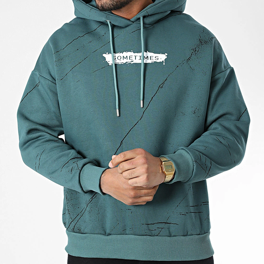 Meilleur prix ⭐ Sweat Capuche 22-K083 Vert Foncé de Classic Series 💯 5 Meilleur prix ⭐ Sweat Capuche 22-K083 Vert Foncé de Classic Series 💯 – Image 3