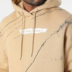 Nouveau 🎉 Sweat Capuche 22-K083 Beige de Classic Series 🎁 -Classic Series Soldes classic series 338035 22 K083 TAN 20220922T155751 02