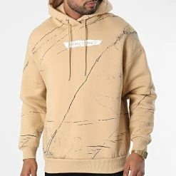 Nouveau 🎉 Sweat Capuche 22-K083 Beige de Classic Series 🎁 -Classic Series Soldes classic series 338035 22 K083 TAN 20220922T155753 03