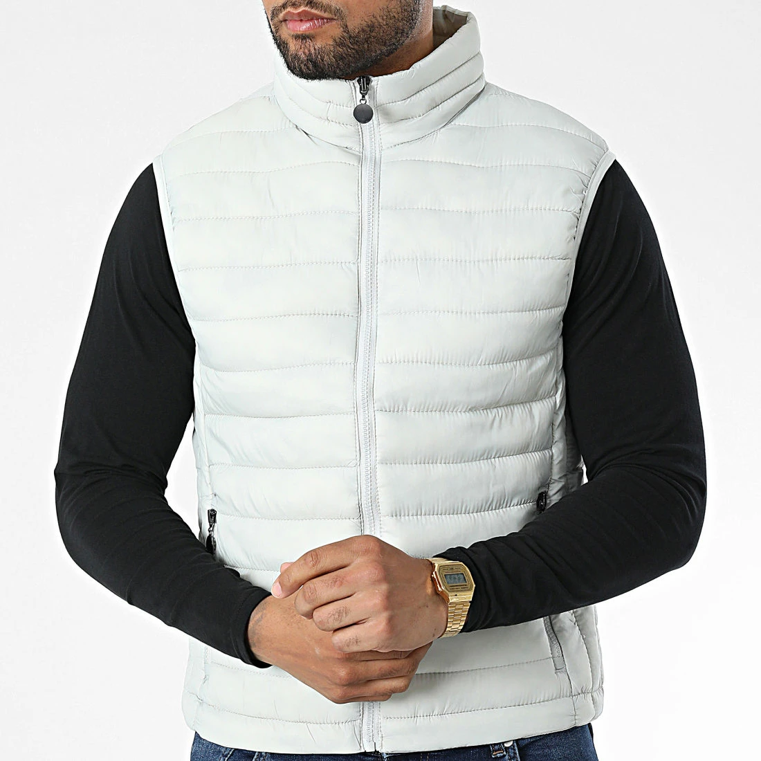 Coupon 🛒 Doudoune Sans Manches ZH68 Beige Clair de Classic Series 🌟 5 Coupon 🛒 Doudoune Sans Manches ZH68 Beige Clair de Classic Series 🌟 – Image 3