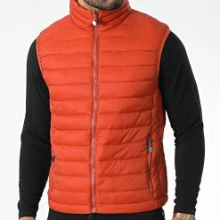 De gros 👍 Doudoune Sans Manches ZH68 Rouille de Classic Series 👍