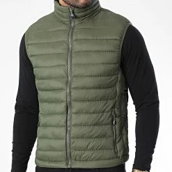 Tout neuf 🥰 Doudoune Sans Manches ZH68 Vert Kaki de Classic Series 🥰