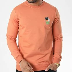 Bon marché 🧨 Sweat Crewneck 9058 Orange de Classic Series 👍 -Classic Series Soldes classic series 338064 9058 ORANGE 20220922T160719 03