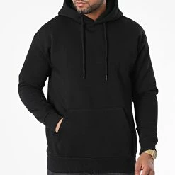Remise 🎉 Sweat Capuche 8801 Noir de Classic Series ⌛ -Classic Series Soldes classic series 338068 8801 001 20220922T155320 03