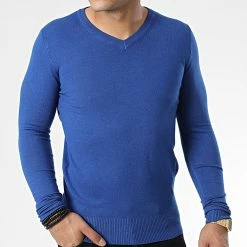 Meilleur prix 🔔 Pull J662 Bleu Roi de Classic Series 💯 -Classic Series Soldes classic series 338071 J662 16 20220920T162003 03