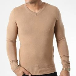 Bon marché ⭐ Pull J662 Camel Clair de Classic Series 😀 -Classic Series Soldes classic series 338077 J662 17 20220921T154321 03