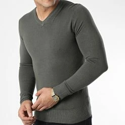 Remise 🧨 Pull J662 Vert Kaki de Classic Series ⭐ -Classic Series Soldes classic series 338081 J662 18 20220921T154152 03