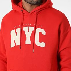 Tout neuf 🎉 Sweat Capuche 22-K062 Rouge de Classic Series 🤩 -Classic Series Soldes classic series 338082 22 K062 KIRMIZI 20220922T155909 02