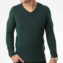 Nouveau 🎉 Pull J662 Vert de Classic Series ✔️ -Classic Series Soldes classic series 338087 J662 7 20220921T154225 03