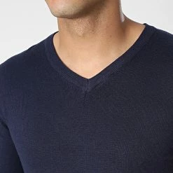 Le moins cher 👍 Pull J662 Bleu Marine de Classic Series ⭐ -Classic Series Soldes classic series 338091 J662 5 20220921T160604 02