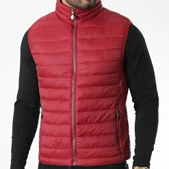 Top 10 🔥 Doudoune Sans Manches ZH68 Bordeaux de Classic Series 🧨