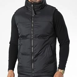 Meilleur prix 🛒 Doudoune Sans Manches 9357 Noir de Classic Series ✨