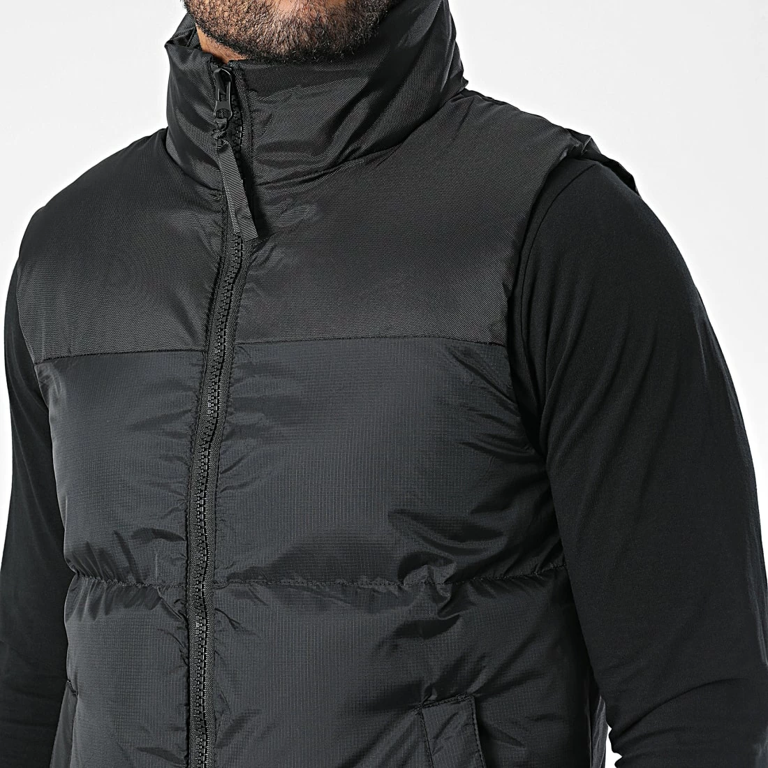 Meilleur prix 🛒 Doudoune Sans Manches 9357 Noir de Classic Series ✨ 4 Meilleur prix 🛒 Doudoune Sans Manches 9357 Noir de Classic Series ✨ – Image 2