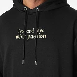 Meilleur prix 🎁 Sweat Capuche 22-K048 Noir de Classic Series ⌛ -Classic Series Soldes classic series 338103 22 K048 SIYAH 20220922T155227 02