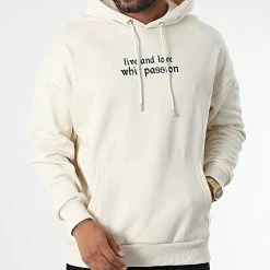 Sortie 🎁 Sweat Capuche 22-K048 Beige de Classic Series 🔔 -Classic Series Soldes classic series 338104 22 K048 BEJ 20220922T155643 03