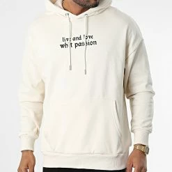 Sortie 🎁 Sweat Capuche 22-K048 Beige de Classic Series 🔔 -Classic Series Soldes classic series 338104 22 K048 BEJ 20220922T155644 04