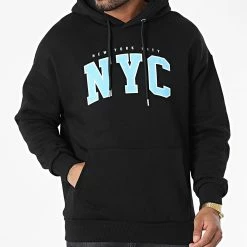 Remise ⌛ Sweat Capuche 22-K062 Noir de Classic Series 👏