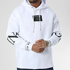 Vente flash 🎉 Sweat Capuche 22-K014 Blanc de Classic Series 🎉 -Classic Series Soldes classic series 338109 22 K014 BEYAZ 20220922T160534 03
