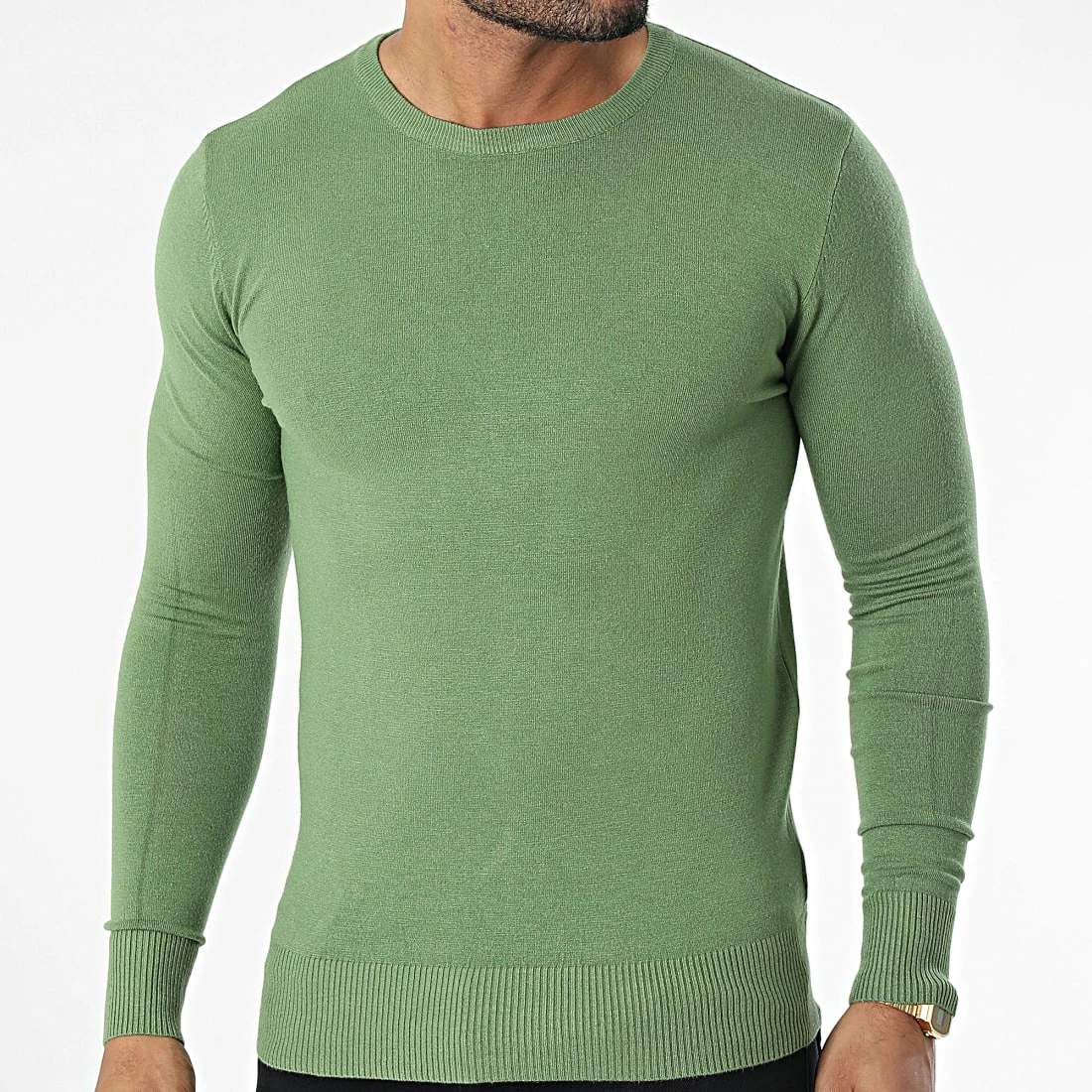 Bon marché 🔥 Pull J661 Vert Clair de Classic Series 🛒 5 Bon marché 🔥 Pull J661 Vert Clair de Classic Series 🛒 – Image 3