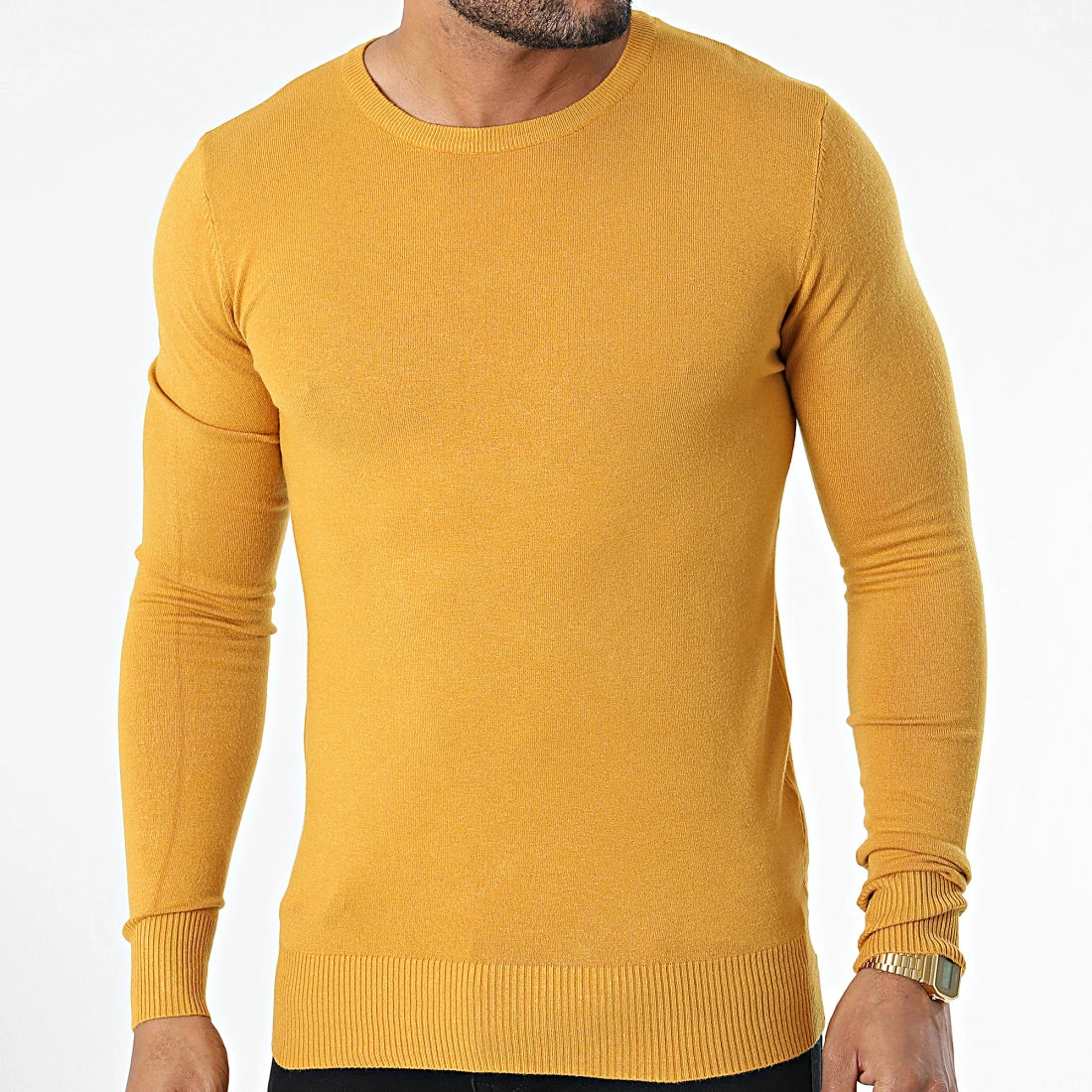 Meilleure affaire 🧨 Pull J661 Jaune Moutarde de Classic Series ⌛ 3 Meilleure affaire 🧨 Pull J661 Jaune Moutarde de Classic Series ⌛