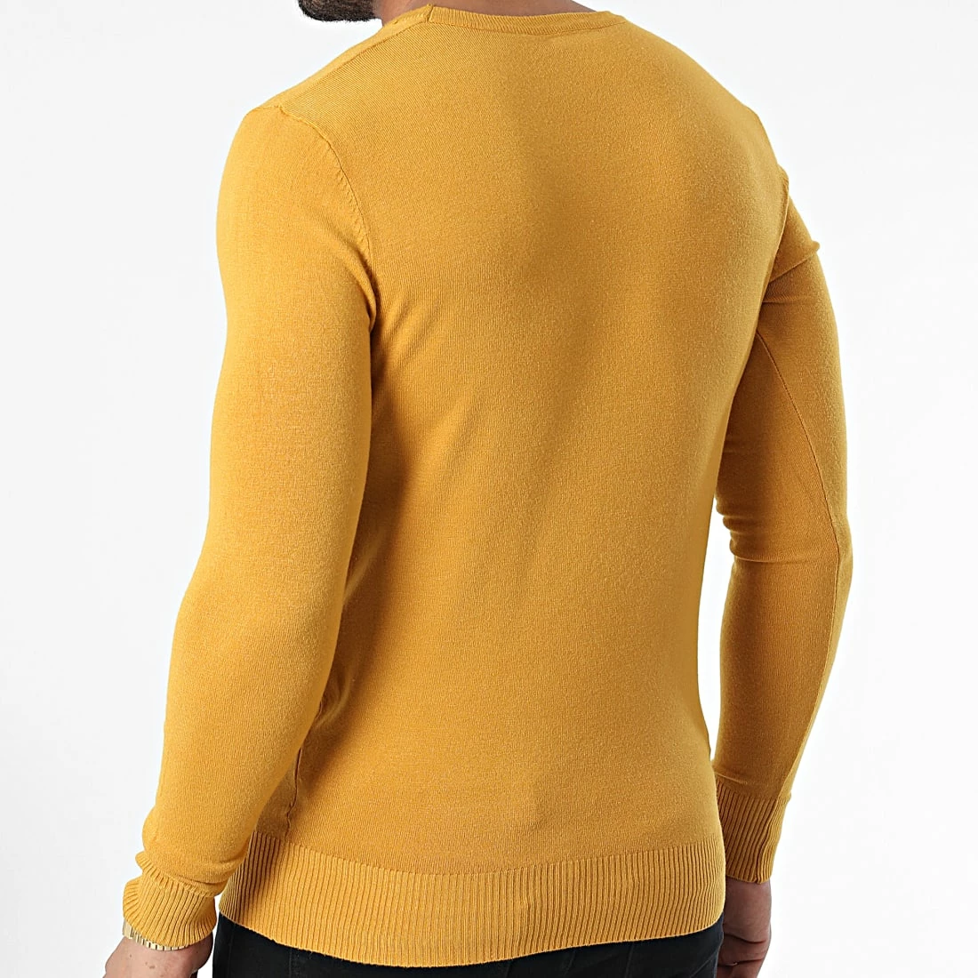 Meilleure affaire 🧨 Pull J661 Jaune Moutarde de Classic Series ⌛ 6 Meilleure affaire 🧨 Pull J661 Jaune Moutarde de Classic Series ⌛ – Image 4