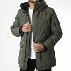 Top 10 🤩 Parka Capuche 9352 Vert Kaki de Classic Series 🛒