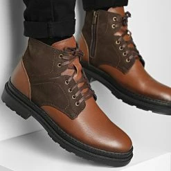 Budget ⌛ Chaussures Cuir 486 Marron de Classic Series ✔️