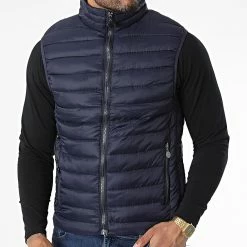 Top 10 😍 Doudoune Sans Manches ZH68 Bleu Marine de Classic Series ✨