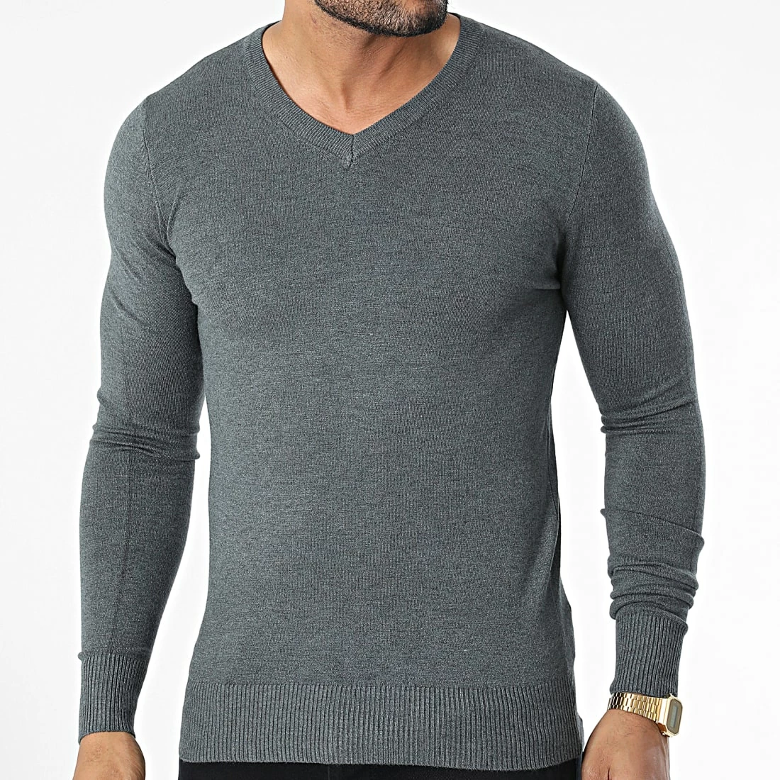 Grosses soldes 🔥 Pull J662 Gris Anthracite Chiné de Classic Series 👏 3 Grosses soldes 🔥 Pull J662 Gris Anthracite Chiné de Classic Series 👏