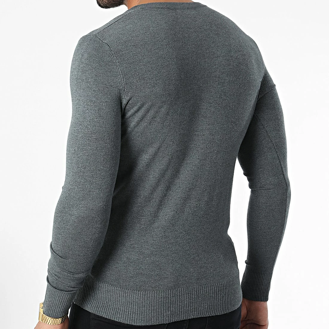 Grosses soldes 🔥 Pull J662 Gris Anthracite Chiné de Classic Series 👏 6 Grosses soldes 🔥 Pull J662 Gris Anthracite Chiné de Classic Series 👏 – Image 4