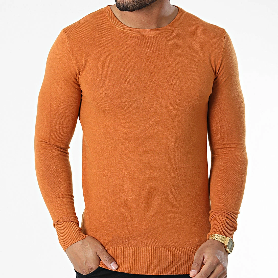 Tout neuf 🎉 Pull J661 Orange de Classic Series 🎁 5 Tout neuf 🎉 Pull J661 Orange de Classic Series 🎁 – Image 3