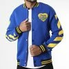 Remise 🎁 Veste Teddy 7421 Bleu Jaune de Classic Series ✔️ -Classic Series Soldes classic series 338225 7421 BLUE 20220923T155611 01