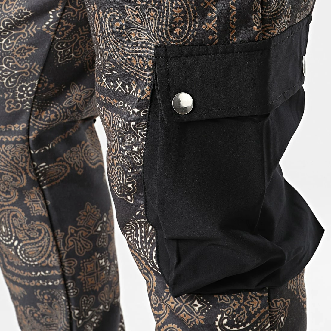 Meilleure vente 🔥 Pantalon Cargo 7423 Noir Gris Anthracite de Classic Series 😀 4 Meilleure vente 🔥 Pantalon Cargo 7423 Noir Gris Anthracite de Classic Series 😀 – Image 2