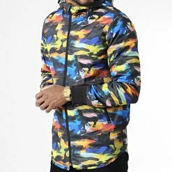 Grosses soldes 🔔 Veste Zippée Capuche 7424 Noir Multicolor de Classic Series ✨ -Classic Series Soldes classic series 338315 7424 MULTI 20220923T155815 03