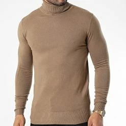 Offres 👏 Pull Col Roulé J663 Camel de Classic Series 😉
