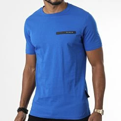 Promo 🛒 Tee 👕 Shirt T7233 Bleu de Classic Series ✔️